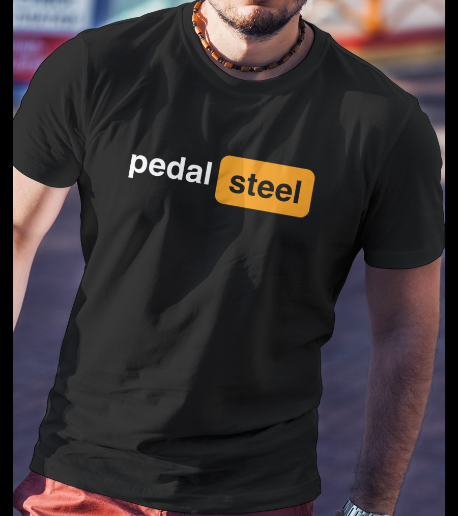 Pedal Steel Hippies And Cowboys Merch Pedal Steel T-Shirt