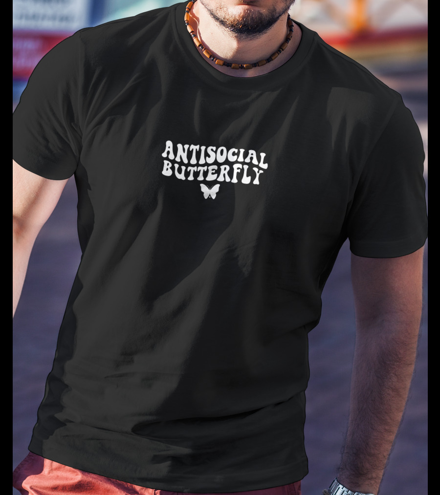 Andrea Russett Antisocial Butterfly With Butterfly T-Shirt