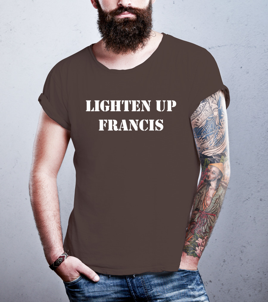 Super 70s Sports Lighten Up Francis Classic Retro Phrase T-Shirt