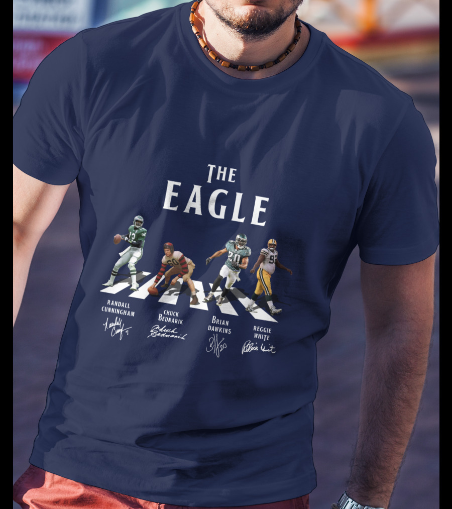 The Eagle Randall Cunningham Chuck Bednarik Brian Dawkins Reggie White NFL T-Shirt