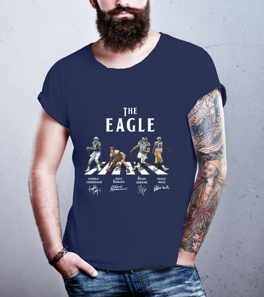 The Eagle Randall Cunningham Chuck Bednarik Brian Dawkins Reggie White NFL T-Shirt