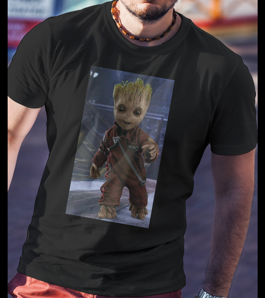 Baby Groot Guardians Of The Galaxy Character T-Shirt