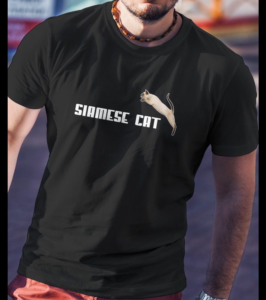 SIAMESE CAT LEAPING T-Shirt