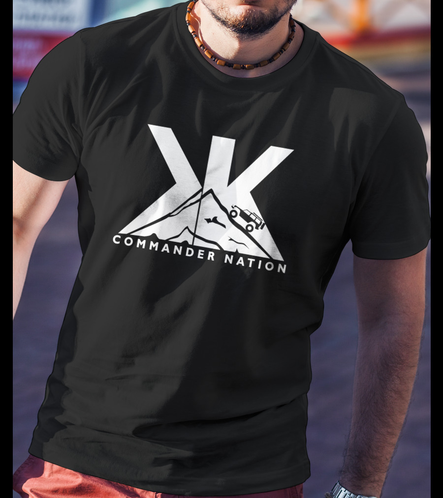 COMMANDER NATION Jeep Adventure Mountain T-Shirt