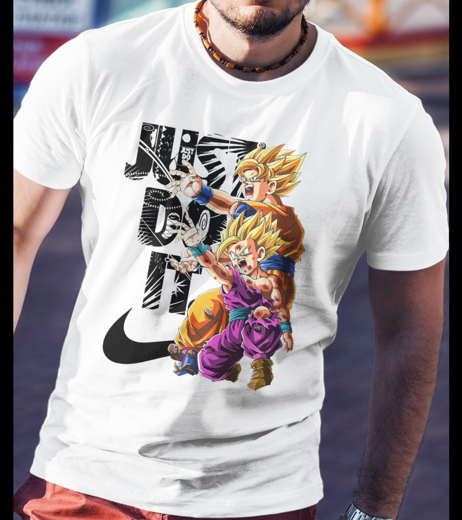 Just Do It Vintage DBZ Dragon Goku Super Saiyan T-Shirt