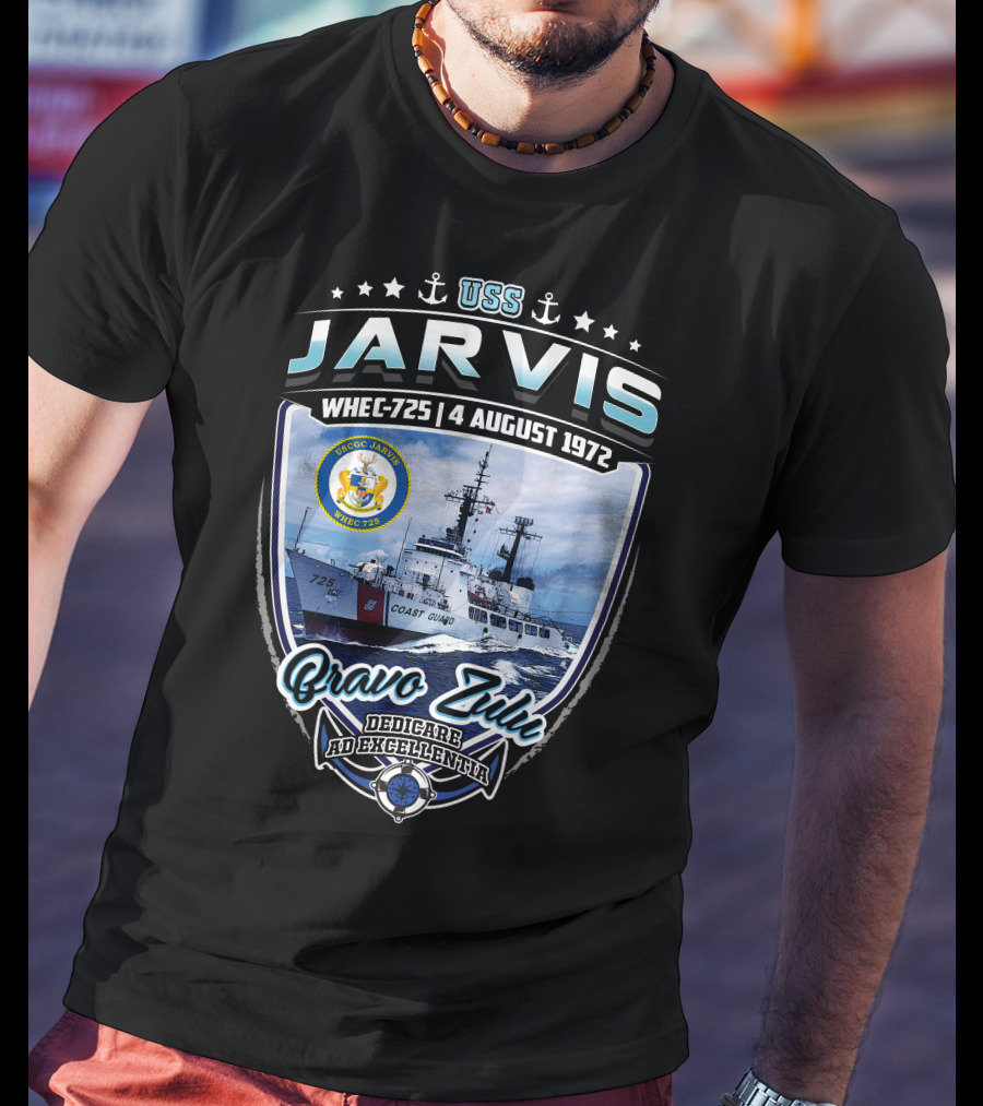 Uss Jarvis Whec-725 4 August 1972 Bravo Zulu Dedicare Ad Excellentiam T-Shirt