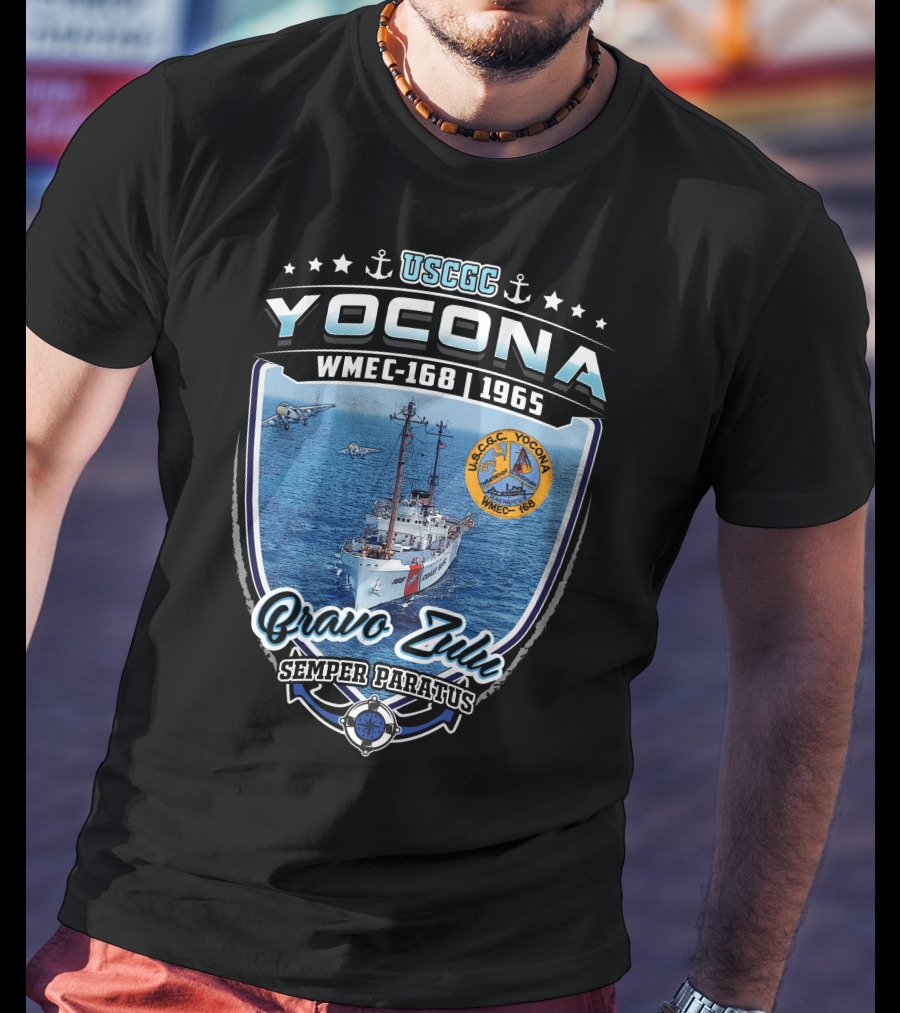 Uscgc Yocona Wmec-168 1965 Bravo Zulu Semper Paratus T-Shirt