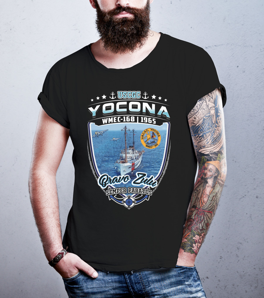 Uscgc Yocona Wmec-168 1965 Bravo Zulu Semper Paratus T-Shirt