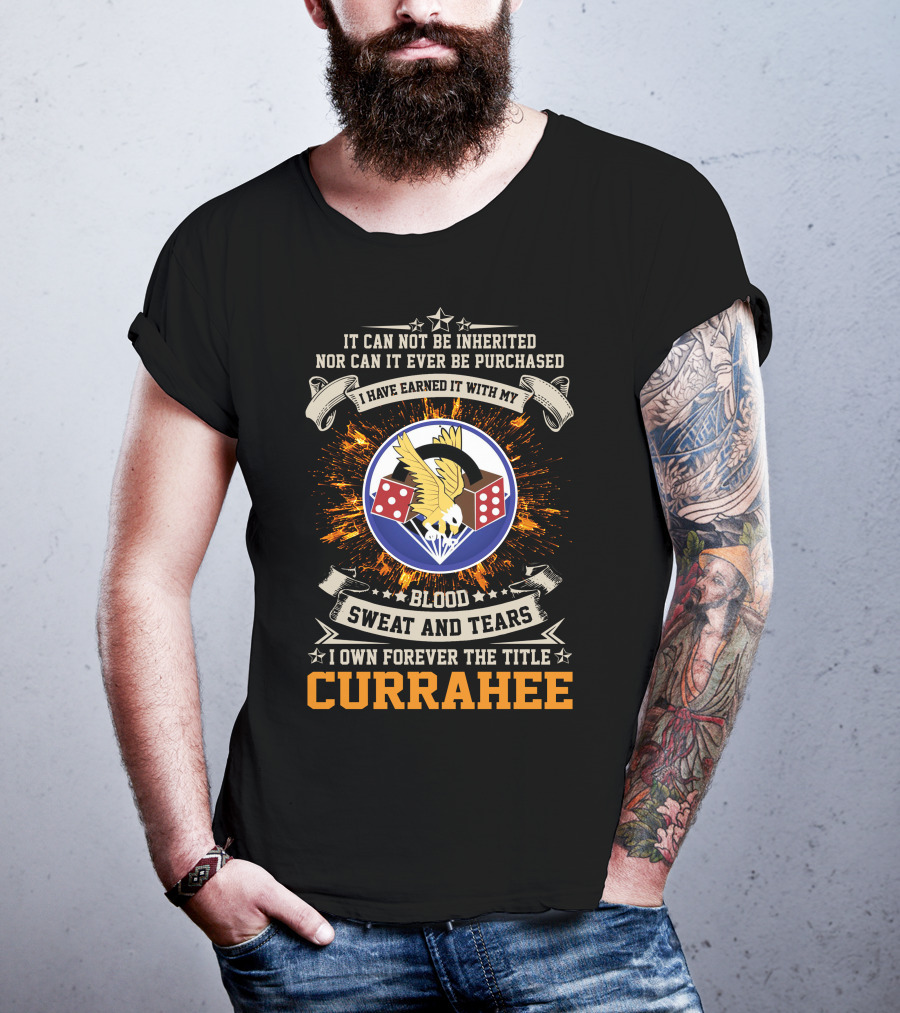 506th Parachute Infantry Regiment Currahee Blood Sweat And Tears Forever T-Shirt