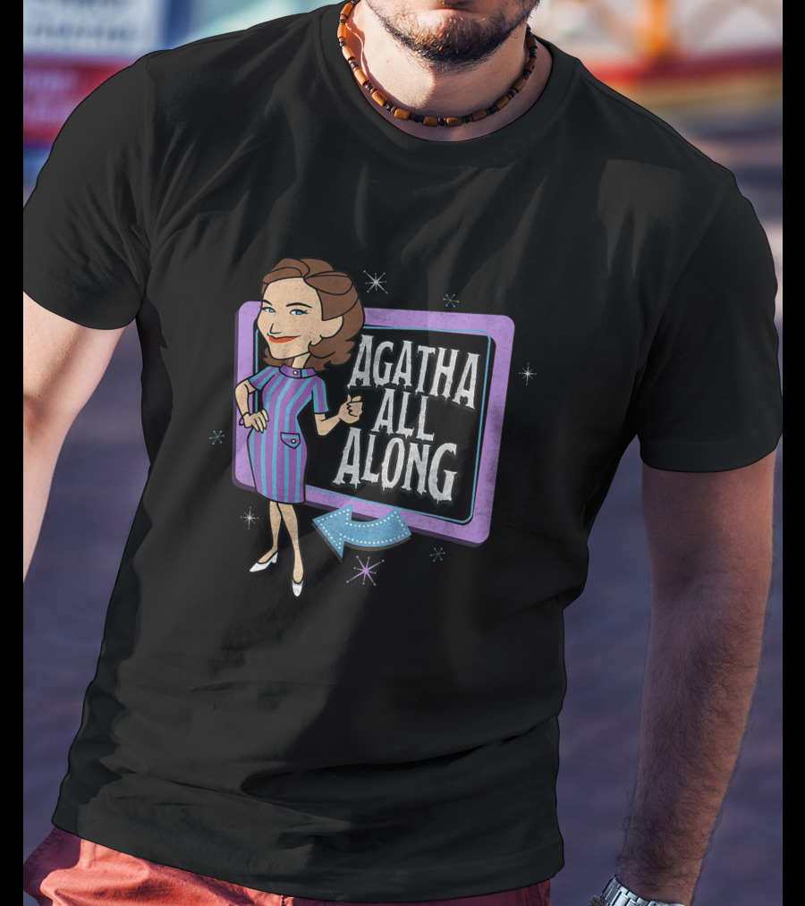 Agatha All Along WandaVision Marvel Retro Cartoon T-Shirt