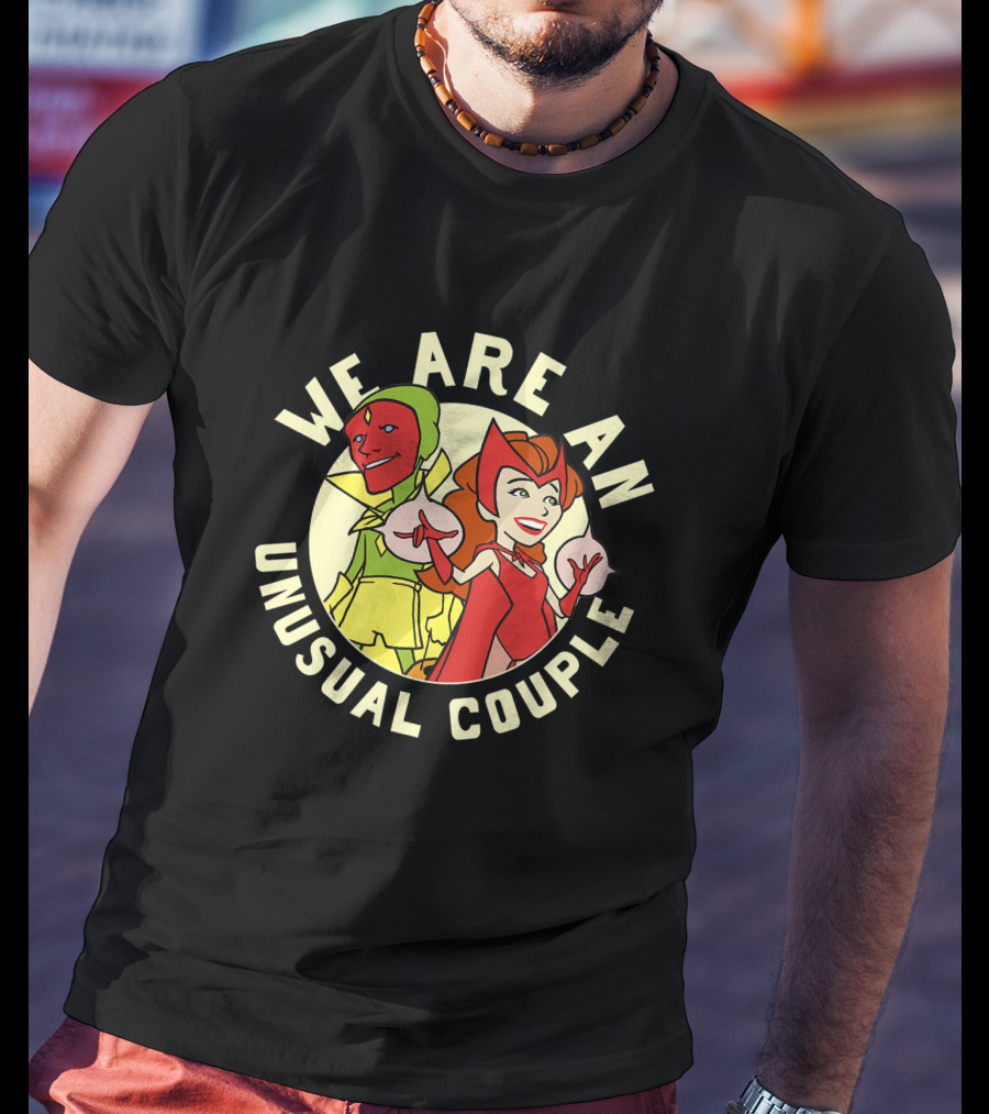 Marvel WandaVision We Are An Unusual Couple Halloween T-Shirt