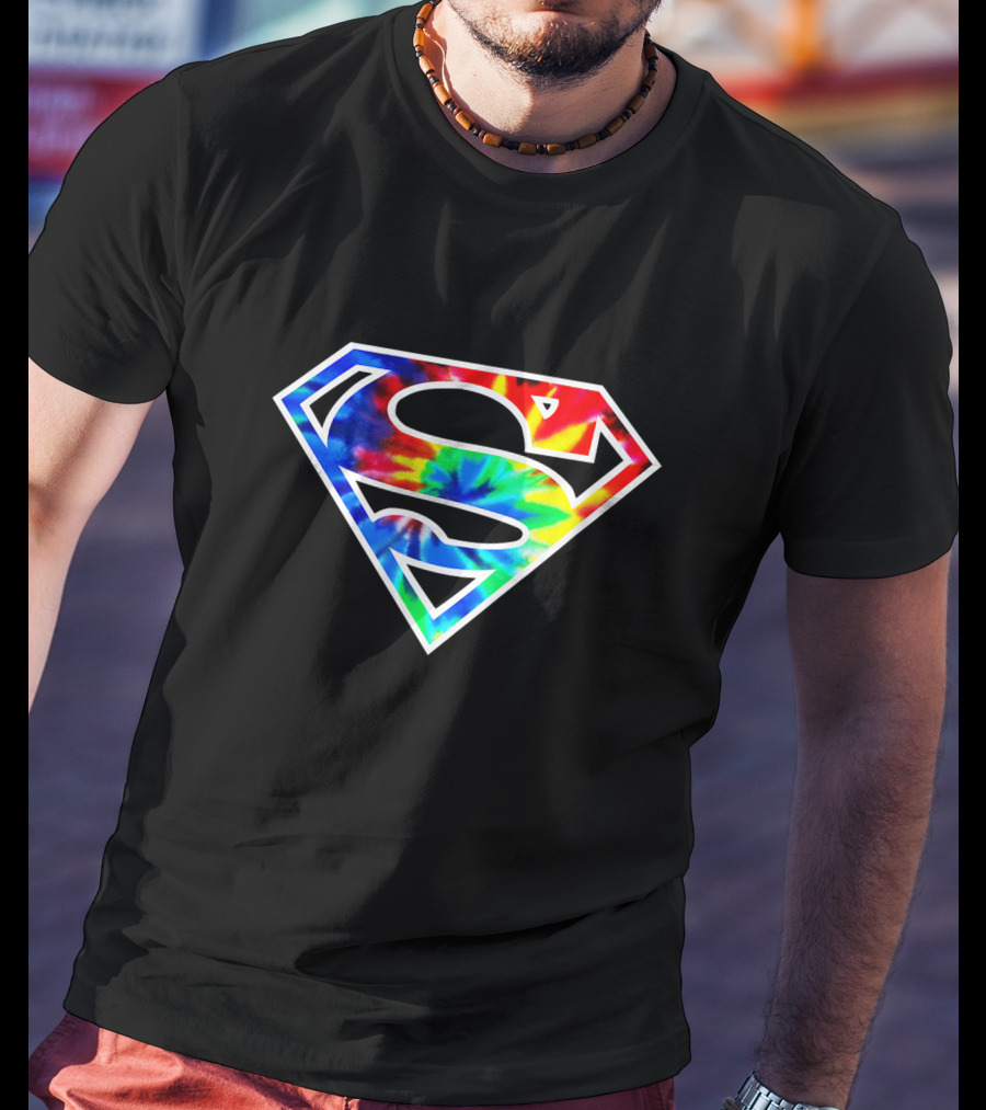 Superman S Tie Dye Emblem T-Shirt