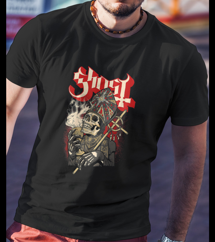 Ghost Impera Chalice Skeleton Bishop T-Shirt