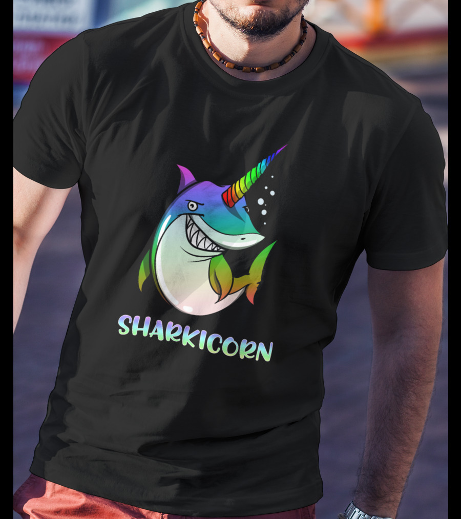 I Cant Keep Calm Sharkicorn Its My Daughters 1st Birthday T-Shirt