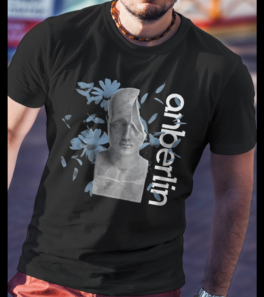 Anberlin Blue Floral Bust T-Shirt