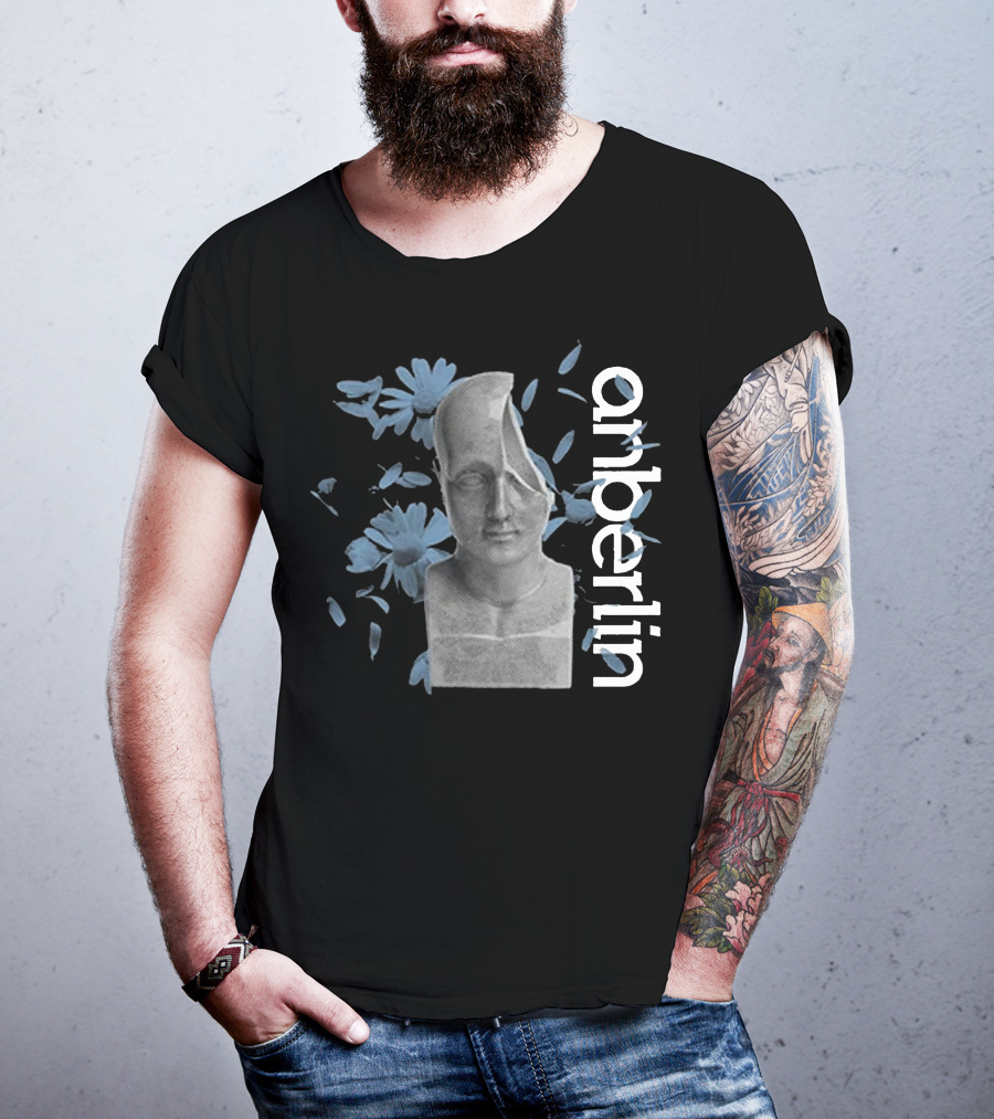 Anberlin Blue Floral Bust T-Shirt