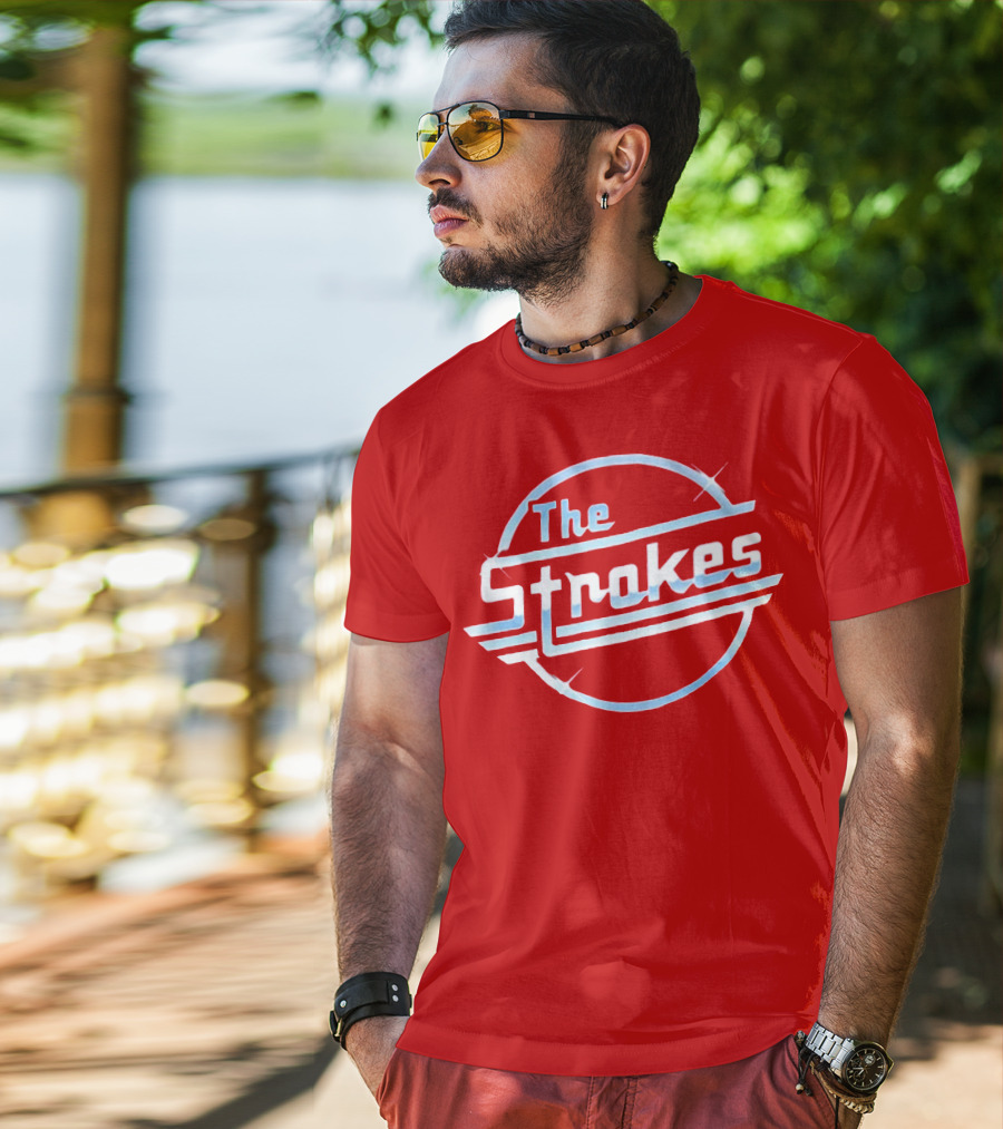 The Strokes Retro Logo Merch T-Shirt