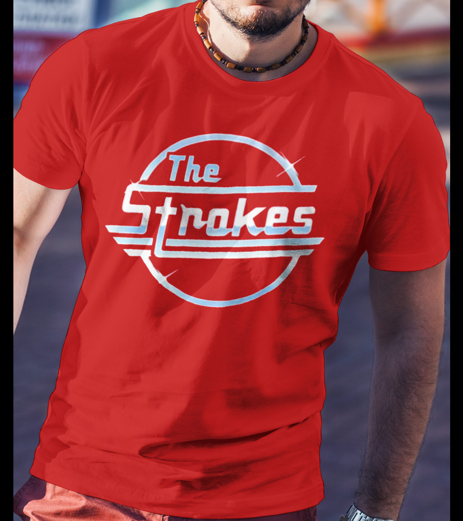 The Strokes Retro Logo Merch T-Shirt