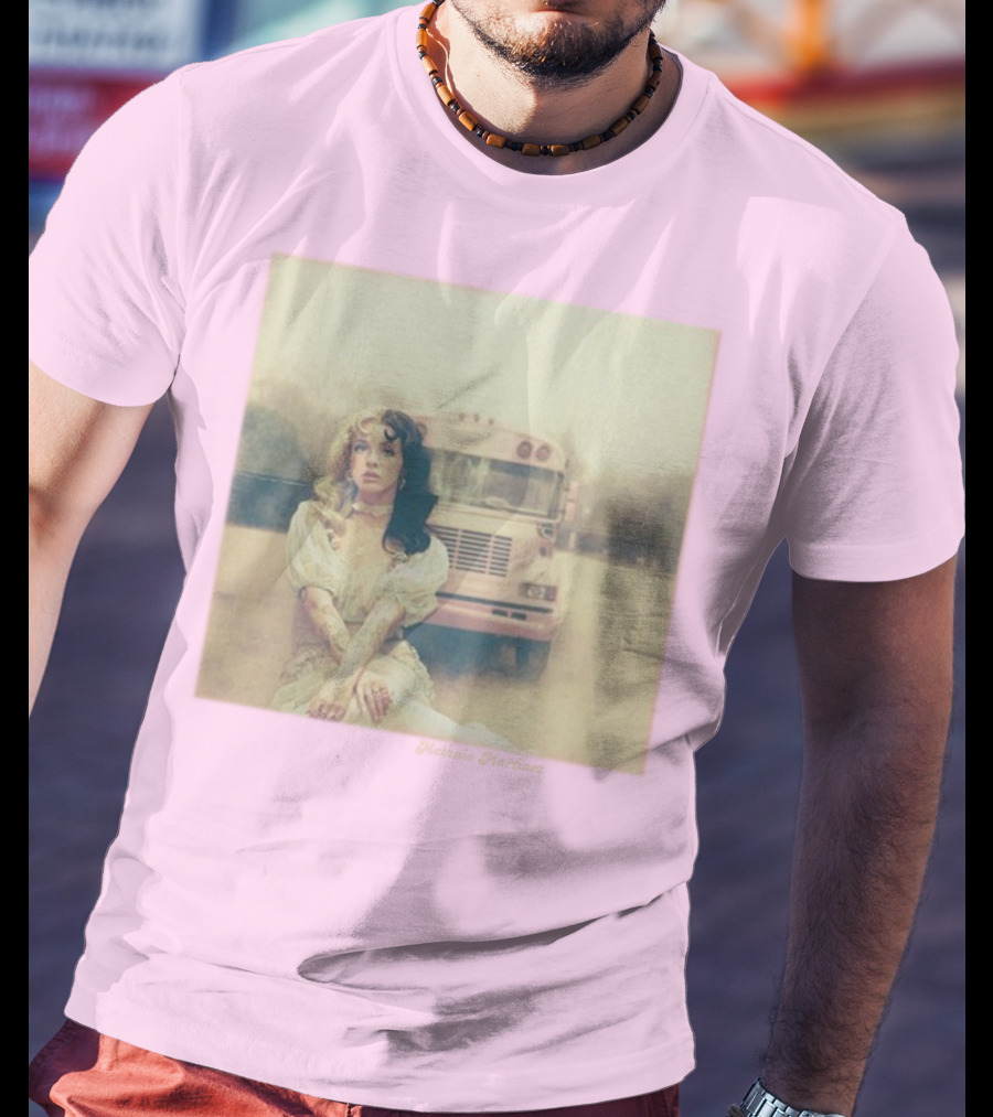Melanie Martinez Vintage Bus Pastel Pink T-Shirt