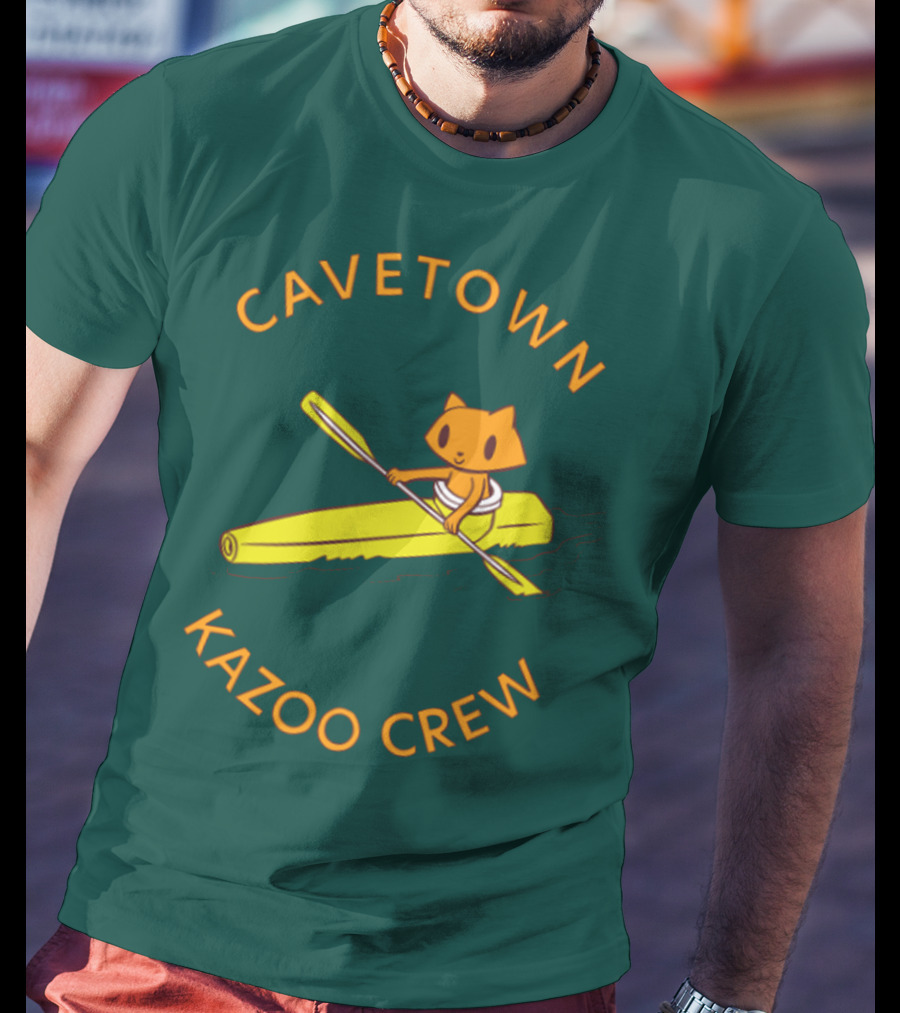 Cavetown Kazoo Crew Cat In Canoe T-Shirt