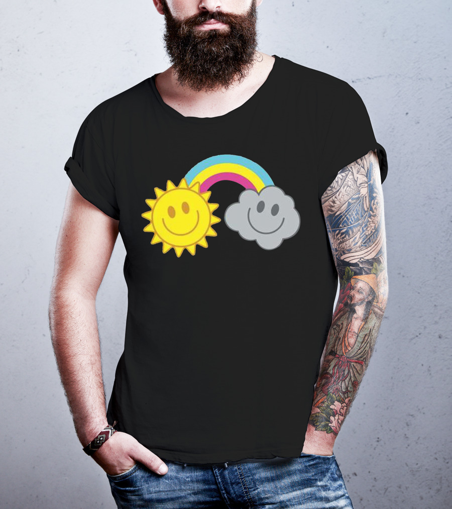 Mcfly Smiling Sun Cloud Rainbow T-Shirt