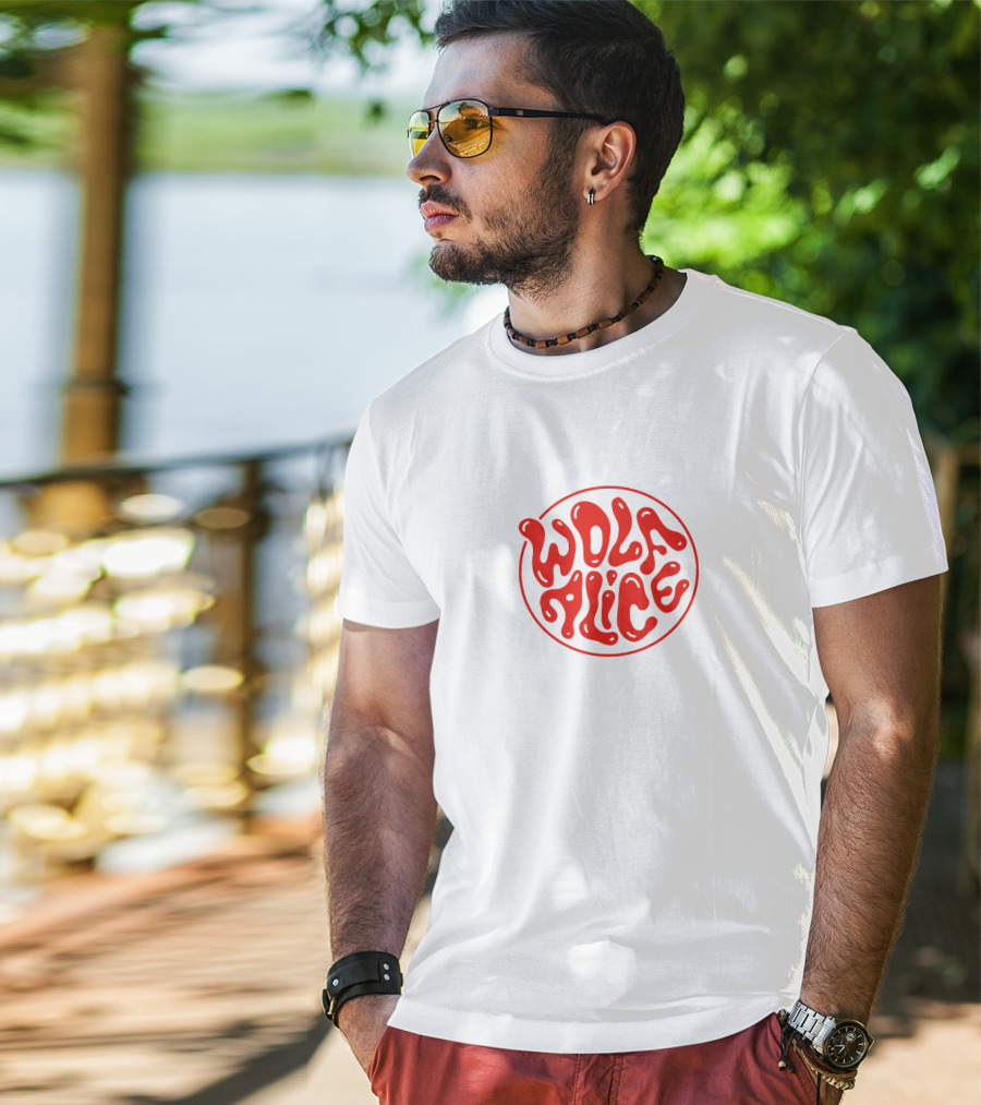 Wolf Alice Red Text Logo Merch T-Shirt