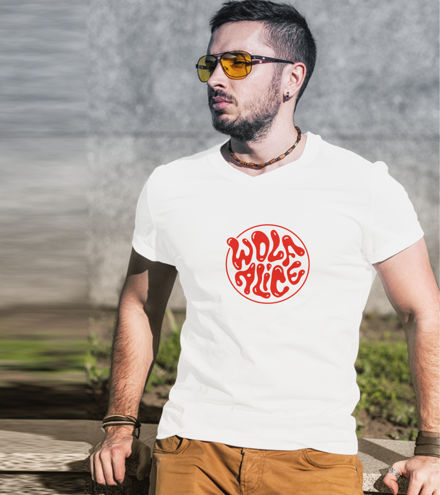 Wolf Alice Red Text Logo Merch T-Shirt