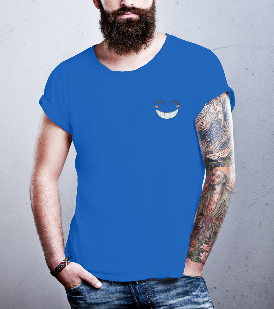 Calixo Smiling Face Blue T-Shirt