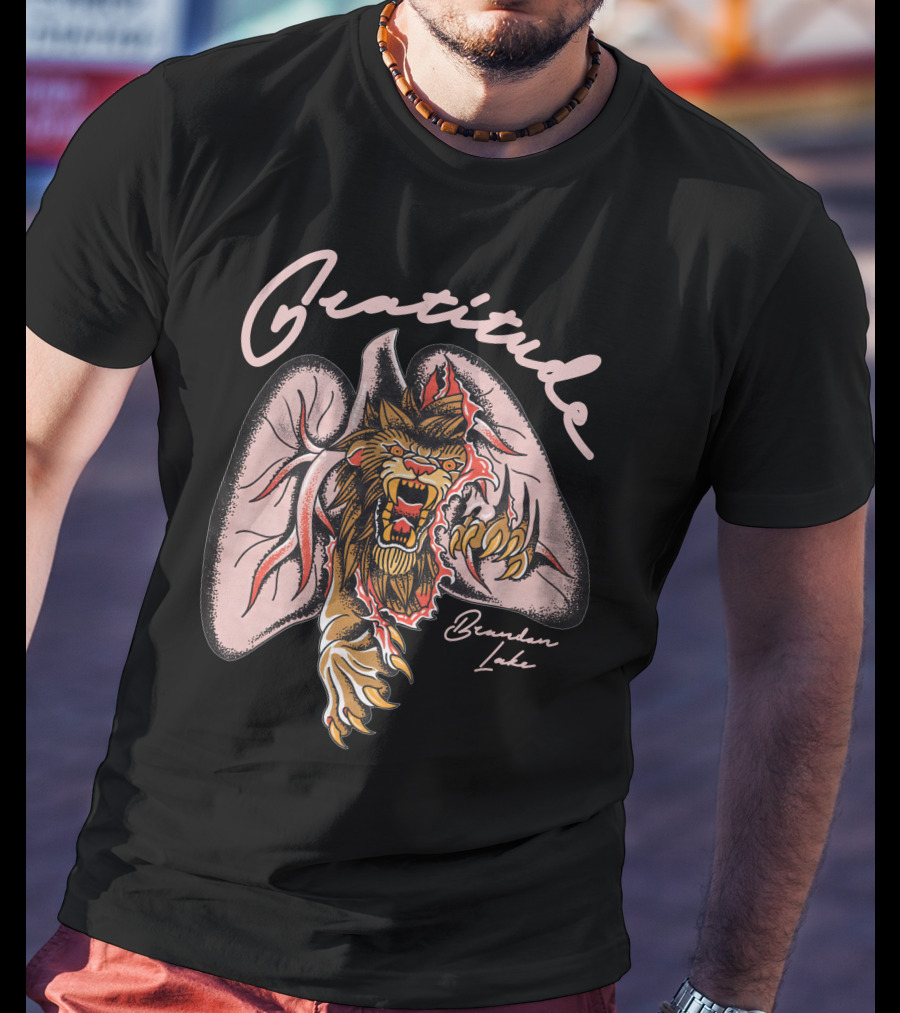 Gratitude Brandon Lake Lion Lungs T-Shirt