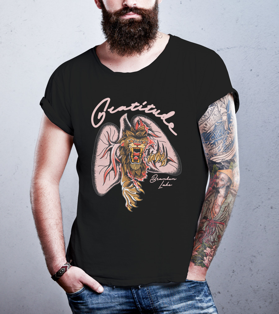 Gratitude Brandon Lake Lion Lungs T-Shirt