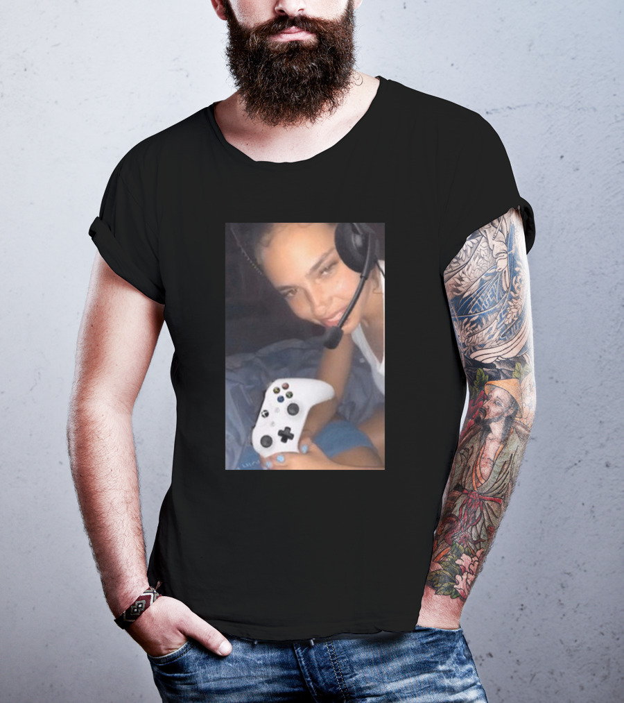Ash Kaashh Merch Gamer Headset Controller T-Shirt