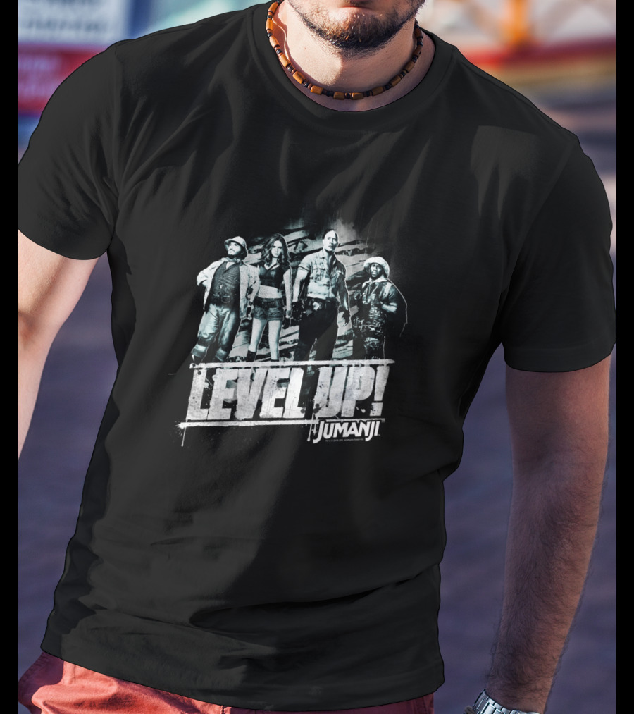 Level Up Jumanji The Next Level Group Shot T-Shirt