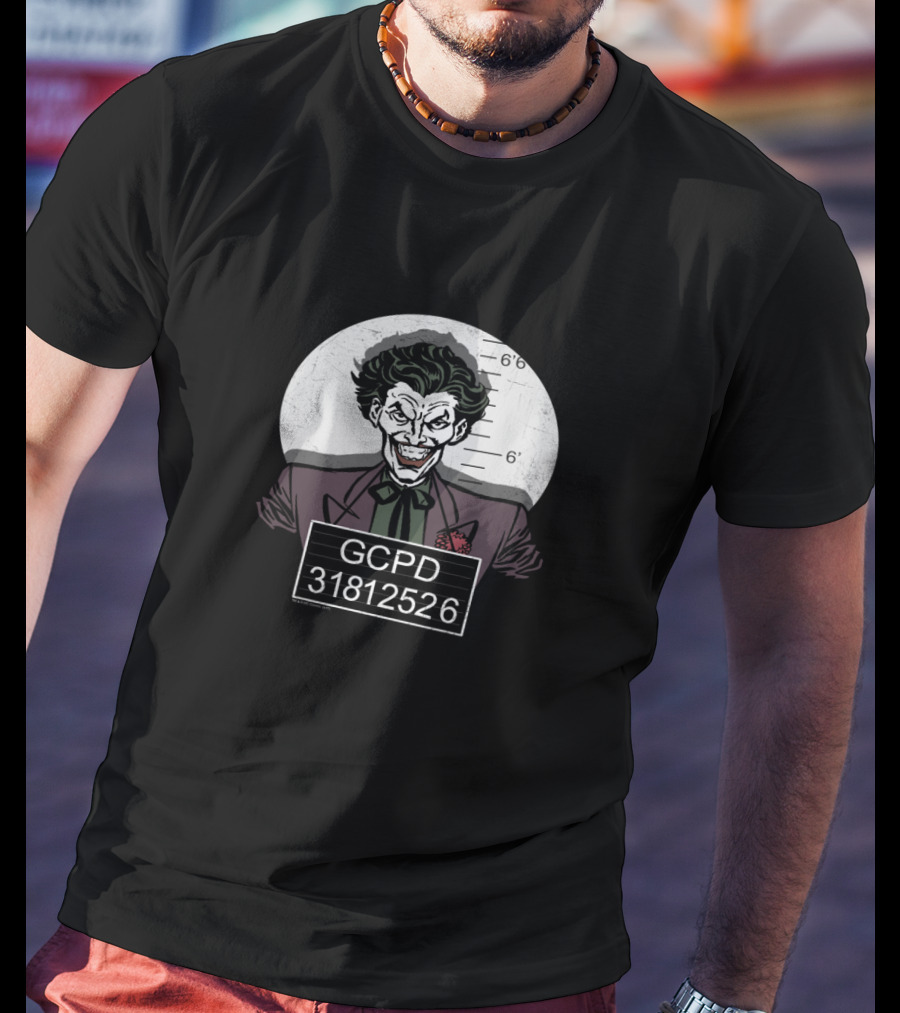 Batman Joker GCPD Mugshot 31812526 T-Shirt
