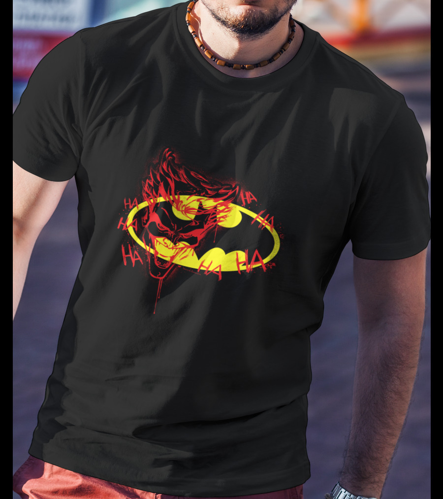 Batman Joker Ha Ha Graffiti T-Shirt
