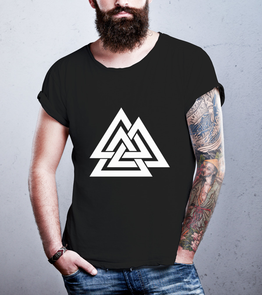 Valknut Symbol Pagan Norse Viking Mythology T-Shirt