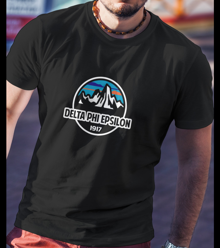 Delta Phi Epsilon 1917 Mountains And Sky T-Shirt
