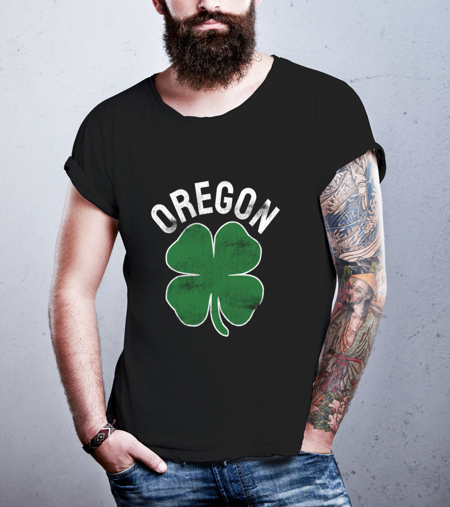 St. Patrick's Day Oregon Shamrock Irish Saint T-Shirt