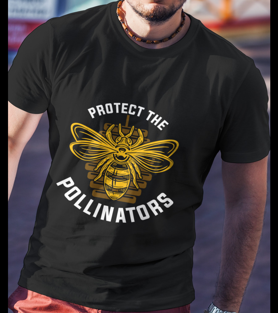 Protect The Pollinators Beekeeping Honey Bee Beekeeper T-Shirt