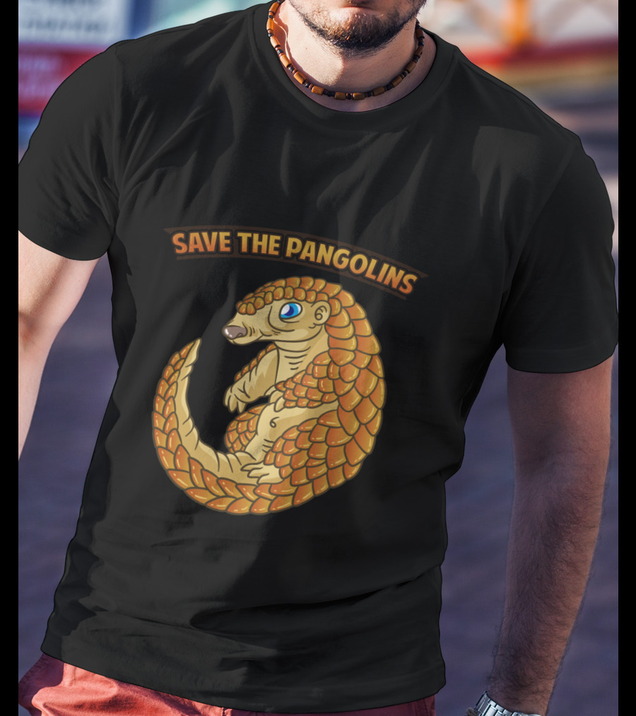 Endangered Animal Save The Pangolins T-Shirt