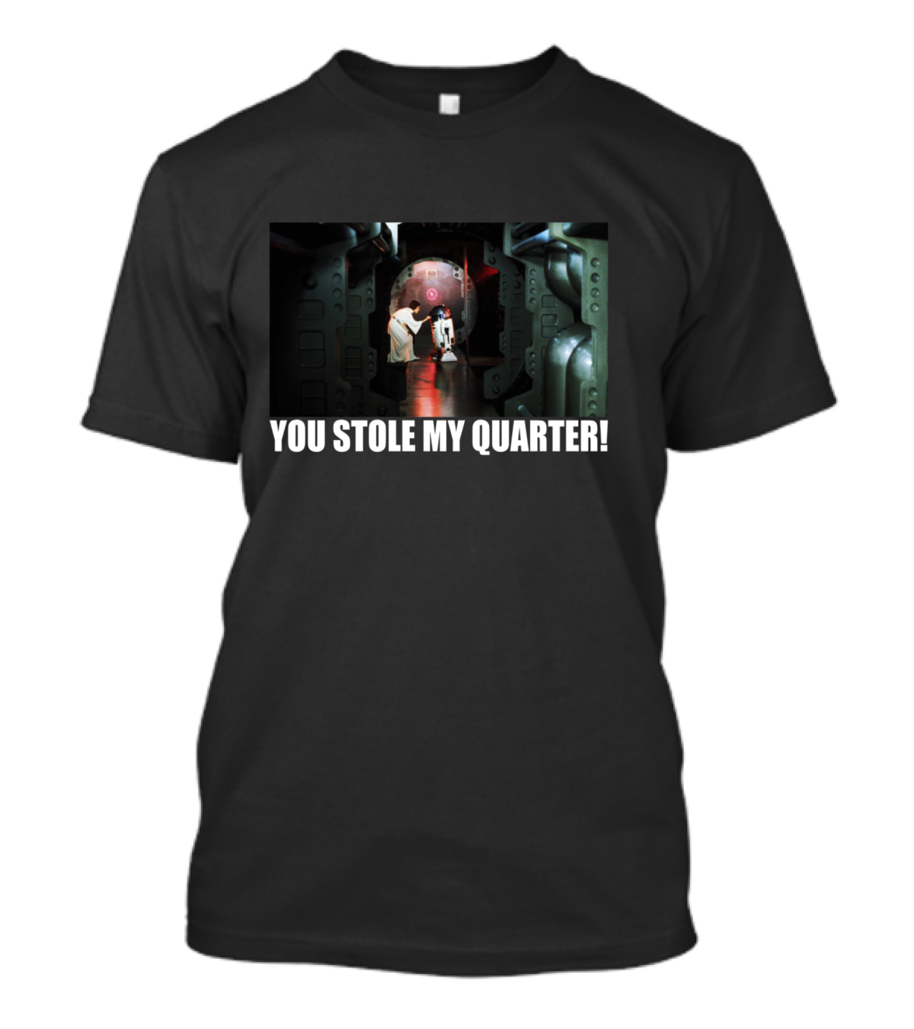 Star Wars Princess Leia You Stole My Quarter T-Shirt