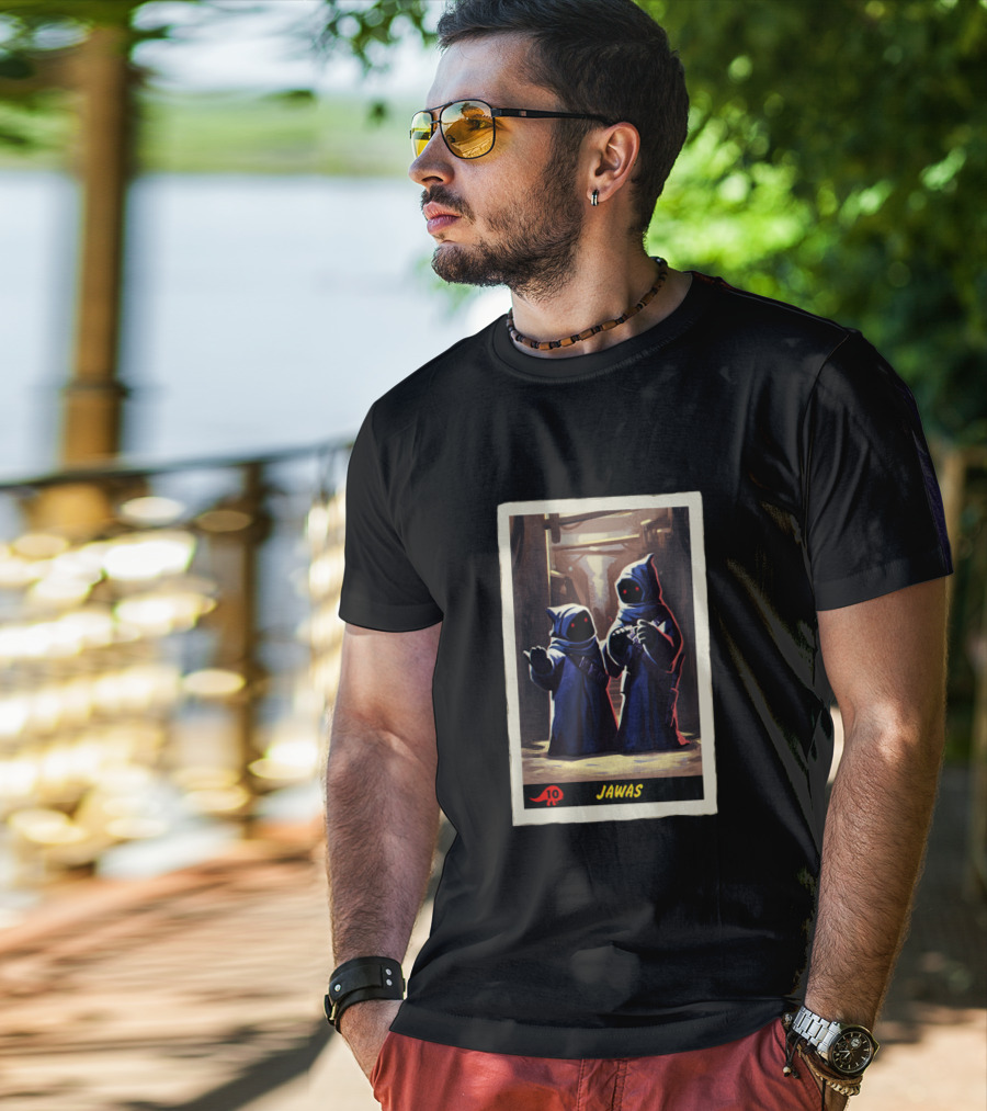 Star Wars The Mandalorian Jawas Trading Card T-Shirt