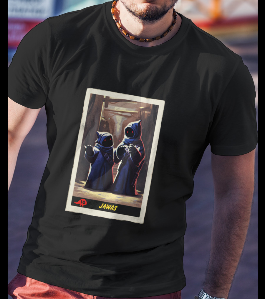 Star Wars The Mandalorian Jawas Trading Card T-Shirt