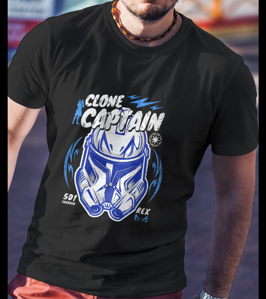 Clone Captain Rex 501 Trooper Star Wars The Clone Wars T-Shirt