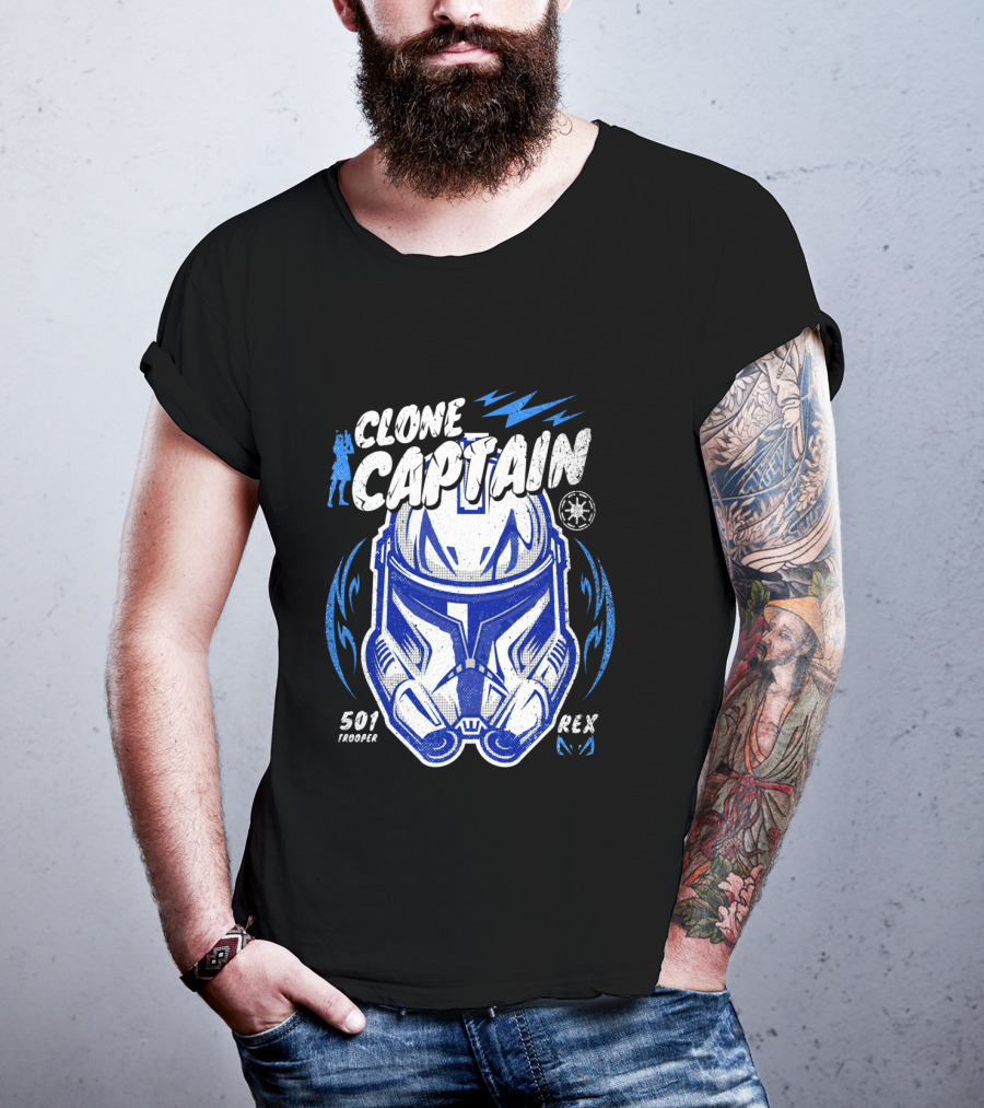 Clone Captain Rex 501 Trooper Star Wars The Clone Wars T-Shirt