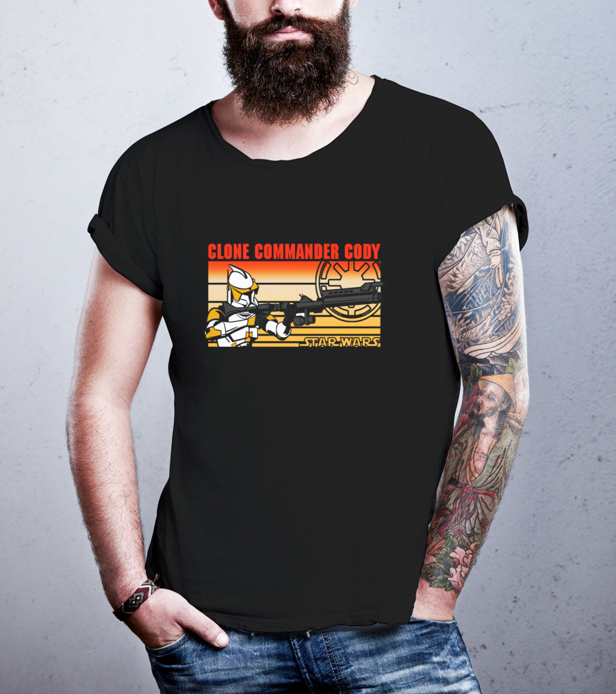 Star Wars Clone Commander Cody Panel T-Shirt