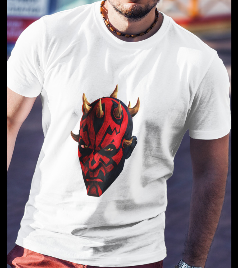 Star Wars The Clone Wars Darth Maul Character Face T-Shirt