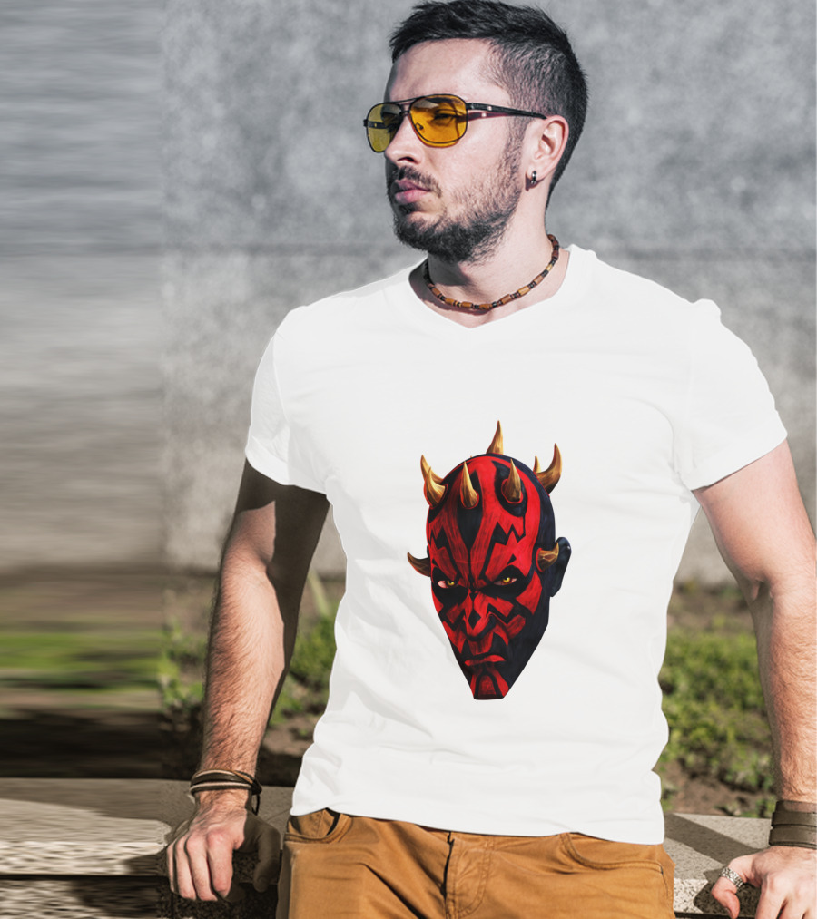 Star Wars The Clone Wars Darth Maul Character Face T-Shirt