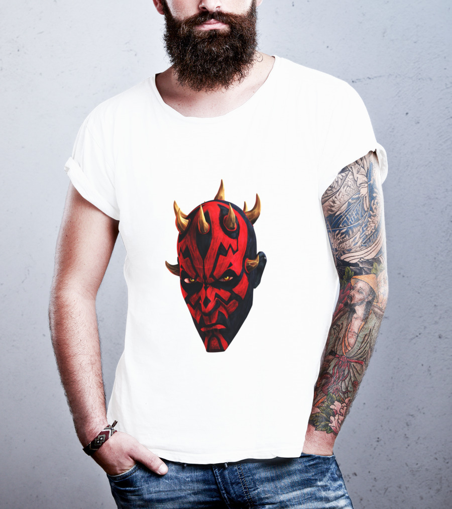 Star Wars The Clone Wars Darth Maul Character Face T-Shirt