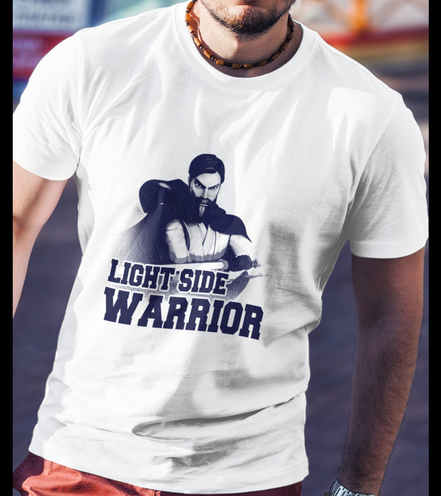 The Clone Wars Obi Wan Kenobi Light Side Warrior T-Shirt