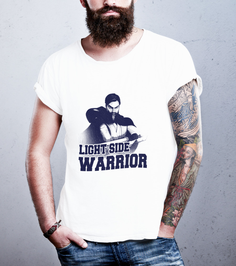 The Clone Wars Obi Wan Kenobi Light Side Warrior T-Shirt